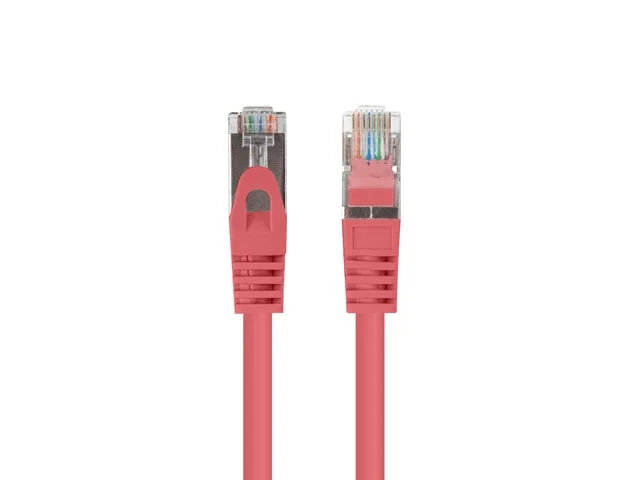 Lanberg patch cord CAT.6 FTP 0.25m, Fluke Passed, red (10-pack)