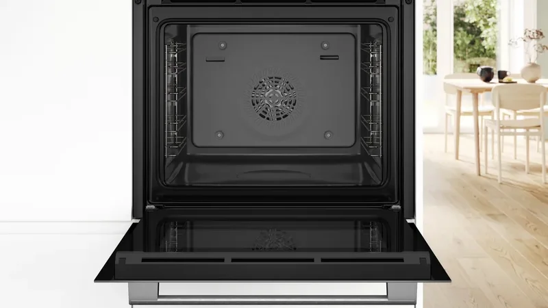 Bosch HBA534BW3 SER4, Oven A+, ecoClean back+Hydro, 7 HM, 1 lvl rail, White