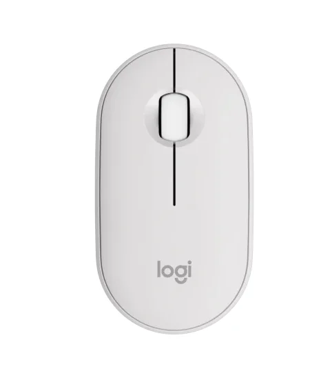LOGITECH M350S Pebble 2 Bluetooth Mouse - TONAL WHITE