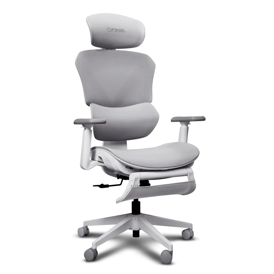 TRUST GXT725W Rivara Ergonomic Mesh Gaming Chair White