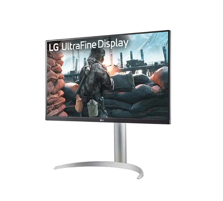 LG 27UP650K-W, 27" UHD 4K IPS AG, DCI-P3 95%, UltraFine, 5ms, 1200:1, Mega DFC, 400 cd/m2, 3840x2160, HDR 10, VESA Display HDR 400, HDMI, DisplayPort, Headphone out, Height Adjustable,Pivot Tilt, Reader Mode