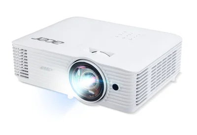 Acer Projector S1387n, DLP, Short Throw 0.5, WXGA (1280x800), 4000 ANSI Lumens, 20 000:1, 1x, HDMI 1.4x2, DC Out (5V/1A, USB-A), Component Video (D-sub), RCA, RJ45, RS232, Audio in/out, Speaker 16W, 3.1 kg, 3Y, White