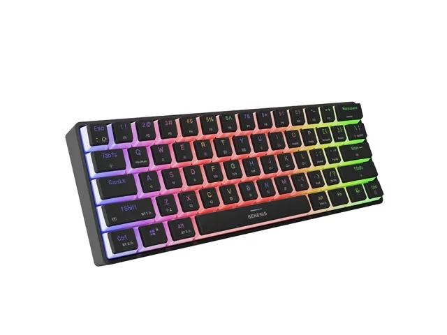 Гейминг клавиатура Genesis Thor 660 G2 безжична механична RGB подсветка Gateron Red черна