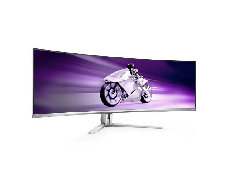 Philips 49M2C8900L, 48.9" QD-OLED Curved 1800R, 5120x1440@144Hz, 0.03 GtG, 1000cd m/2, 1.000.000:1, Mega Infinity DCR, Adaptive Sync, FlickerFree, Blue Light Soft., 7.5Wx4+DTS, Tilt, Height Adjust, Swivel, 2xHDMI, DP, USB hub