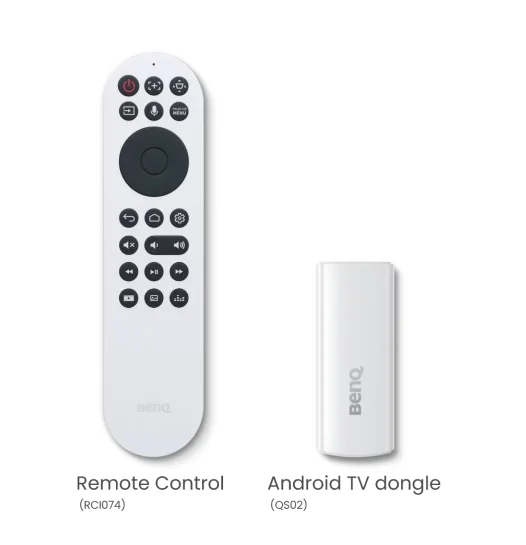 BenQ W4000i DLP, Home Theater, 4K (3840x2160), 3200lm, 4K, HDR/HDR10+, Contrast Ratio (FOFO) 2,000,000:1, 3D, 100% DCI-P3, MEMC, 1.3x Zoom, H+V Lens Shift, Sp. (x1), 5W, 2D keystone, eARC, FILMMAKER MODE, with ATV2 dongle, New ID, Light Life ECO 30000 hr