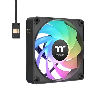 Комплект вентилатори за компютър Thermaltake CT120 EX Reverse ARGB Sync, 120 мм, 3 броя, магнитно свързване