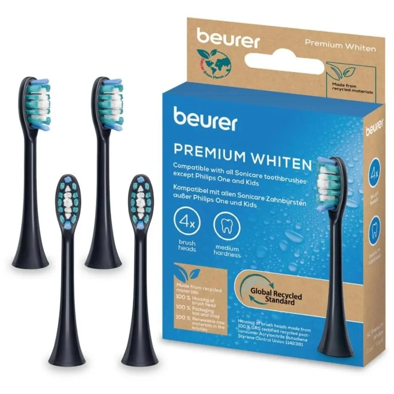 Глави за електрическа четка за зъби Beurer SC 30/50 Premium Whiten, 4 броя