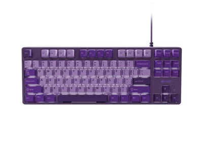 Геймърска клавиатура FURY Kanabo K2 механична, US layout, бяла подсветка, лилава