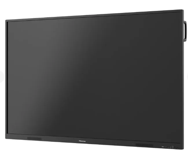 Hisense IDB 75 4K",  400 nit, 5000:1, 6.5ms, 60Hz, w/o camera, Tempered glass, anti-glare, Android 14, Google Integration, OPS slot, 40 touch points, Dolby Atmos, wall mount bracket, VESA 800x400