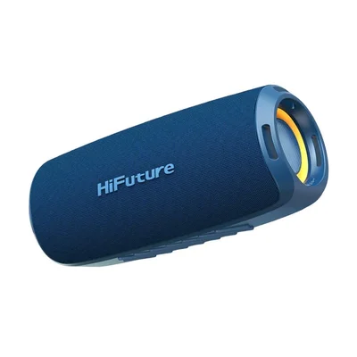 Тонколона HiFuture Gravity Blue, 2-пътна система, 30W + 15W, IPX7, 10 часа работа, Bluetooth 5.3, TWS
