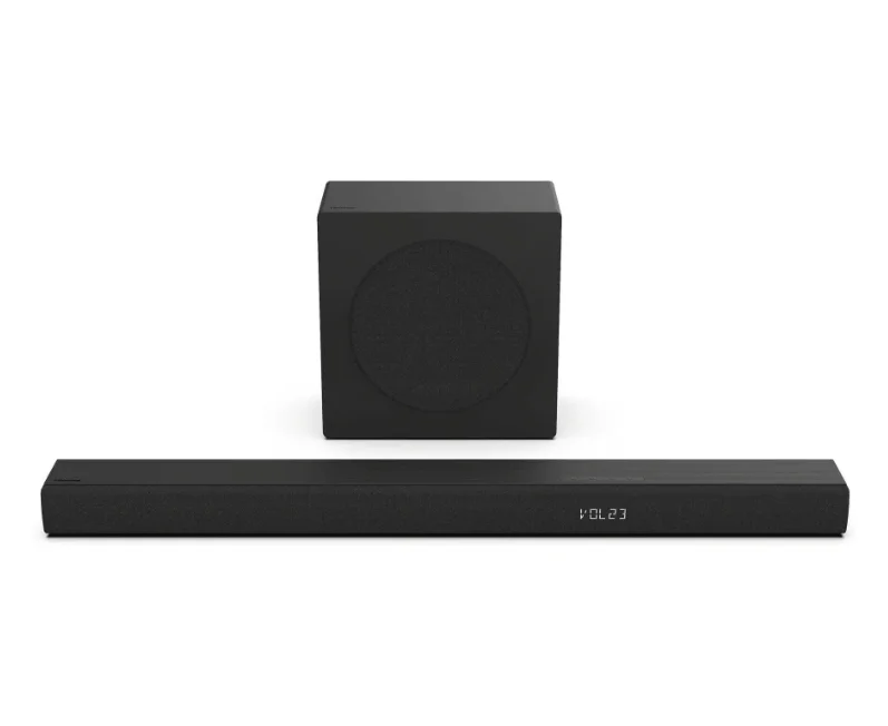 Hisense HS3100, 6-speaker surround sound system, 480W Total Output Power,6.5їWireless subwoofer, Rear surround speakers, Dolby Digital Plus and DTS Virtual:X, EzPlay and Bluetooth 5.3,Black