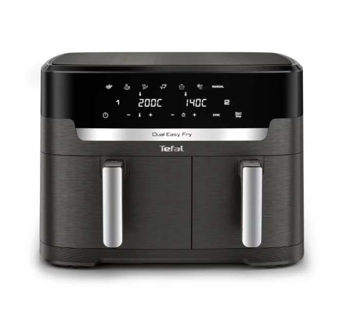 Уред за здравословно готвене Tefal EY942HE0 Dual Easy Fry XXL 11L, 2700W, черен