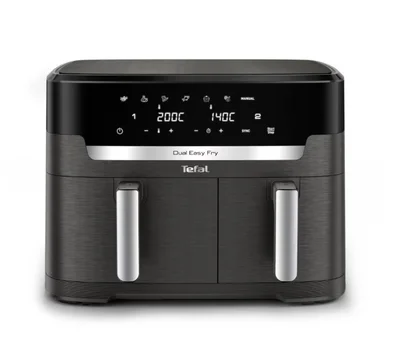 Уред за здравословно готвене Tefal EY942HE0 Dual Easy Fry XXL 11L, 2700W, черен