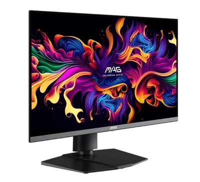 MSI MAG 272UP QD-OLED X24 Gaming Monitor, 26.5", 0.03ms, 240Hz , 3840x2160, G-SYNC, AMD FreeSync Premium Pro, AI Vision, Console Mode, ClearMR 13000, HDR True Black 400, Type-C(15W PD), DP(1.4a), 2xHDMI(2.1), Pivot, Heigh Adj., VESA 100, Black, 8kg