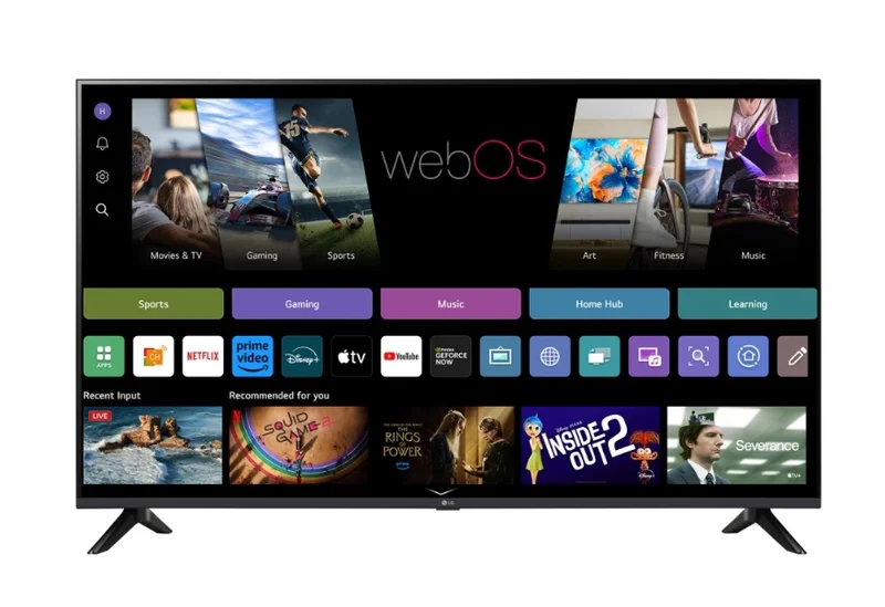 LG 65UA73003LA, 65" 4K UltraHD TV 4K (3840x2160), DVB-T2/C/S2, webOS 25 Smart, ThinQ AI, Alpha 7 AI Processor, WiFi, HDR10 pro, HLG, ALLM/HGiG, 4K Upscaling, AI Sound pro, Multiple View, HDMI eARC, LAN, USB, Bluetooth, Google Cast, 2 Pole Stand, Black