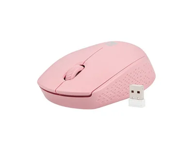 Безжична мишка NATEC Stork 1600 DPI, оптична, розова