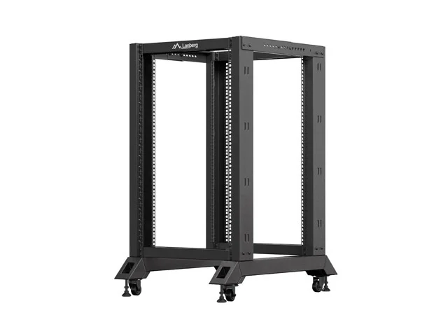 Lanberg open rack 19" 18U 600x800 black