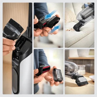 Вертикална прахосмукачка BOSCH – BHH4WM28 Flexxo, 25.2V, бяла
