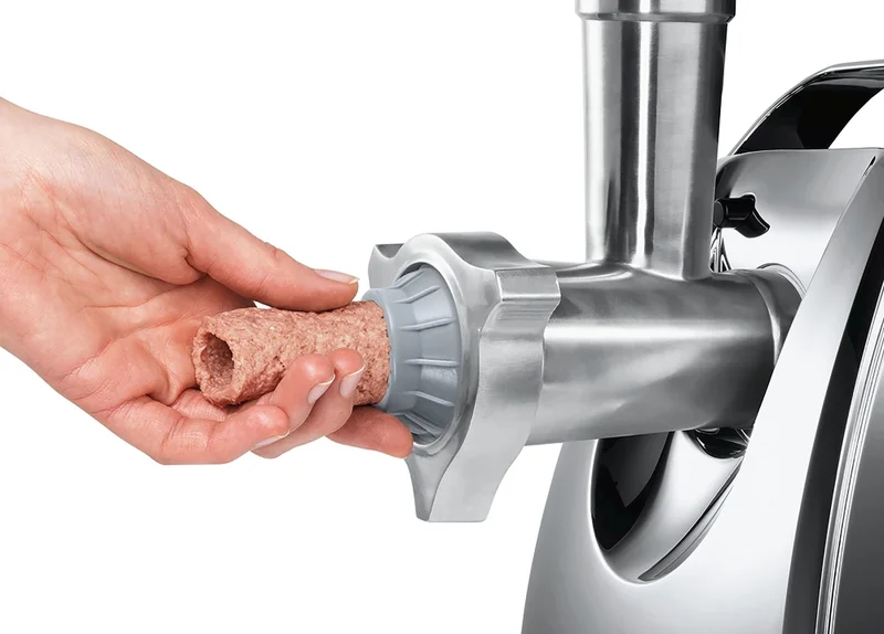 Bosch MFW67450, Meat mincer, ProPower 2000W, 3,5 kg/min, nr. 8, 3 sieves, kebbe attachment, juice extractor, reverse function, fruit press
