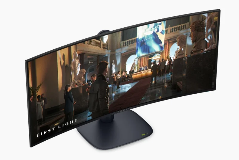 Dell Alienware AW3426DW, 34" QD-OLED 21:9, UW-QHD 3440x1440, AR, 99% DCI-P3, NVIDIA G-SYNC Compatible + AMD FreeSync, 280Hz, 0.03 ms GTG, 1,500,000:1, 300 cd/m2, HDR, VRR, HDMI, DP, USB Hub, Height Adjustable, Pivot, Swivel, Tilt, Black