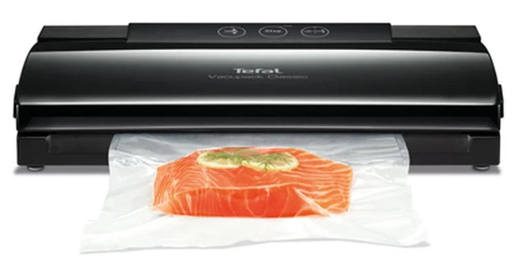 Tefal VT254070  Vacupack classic plastic,  automatic "vaccum & seal", 18 bags included, vertical storage, seal functions, stop function
