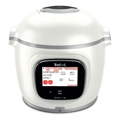 Мултикукър Tefal Cook4me Connect Touch PRO CY9441F2, 6L, вградена везна, Wi-Fi, бял