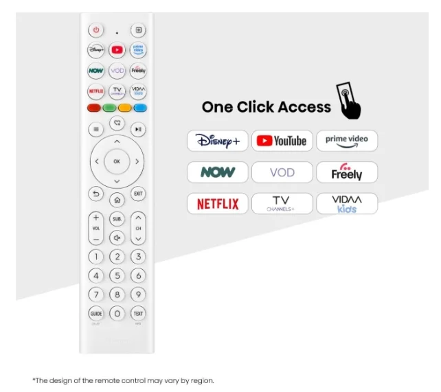 Hisense 32" S5Q, Full HD 1920x1080, QLED, 220 nits, HDR, HLG, DTS HD, Light Sensor, Dolby Audio, Smart TV, WiFi, WiFi Direct, 2xHDMI, 2xUSB, LAN, CI+, DVB-T2/C/S2, White