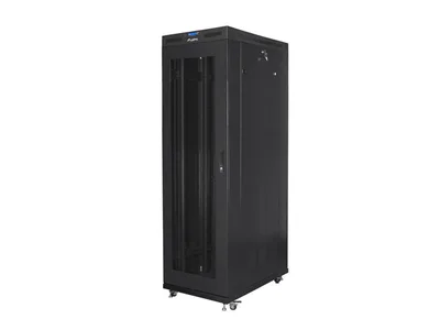 Lanberg rack cabinet 19" free-standing 42U/800x1200 (flat pack) with mesh door lcd black v2