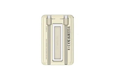 Verbatim Charge 'n' Go 2C Power Bank Magnetic Wireless 5000mAh with 2 USB-C Cables & Stand Gold