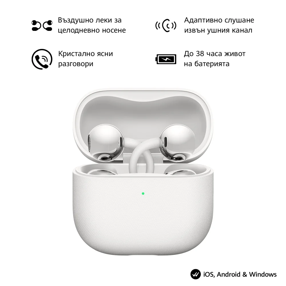 Huawei FreeClip 2 Robin-T10 White + Flicka Air