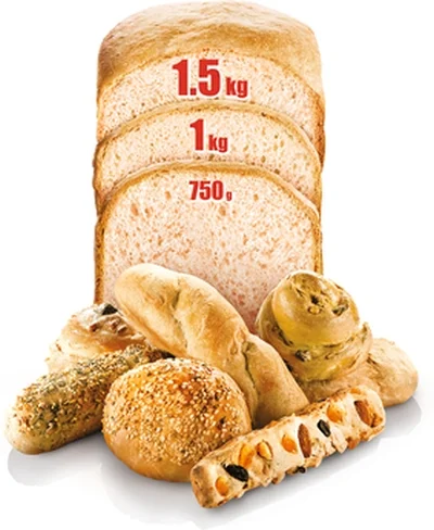 Хлебопекарна Tefal PF611838 1600W, 750/1000/1500 г, 19 програми, 3 степени на изпичане, черна