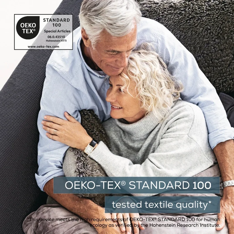 Beurer HK 60 Cosy Grey Abdominal & Back Heat Pad; 3 temperature settings; auto switch-off after 90 min; washable on 30°;Fast heating; Fleece fibre;BSS;69(L)x28(W) cm: Max waist 102sm