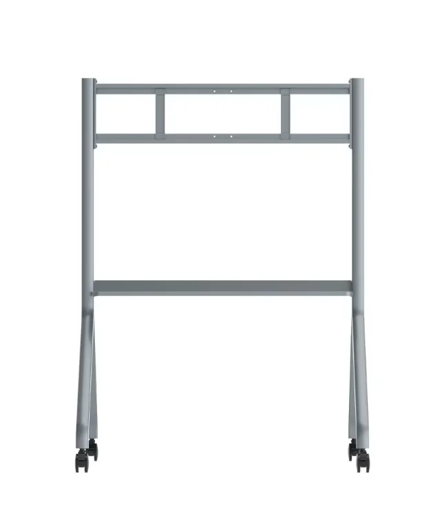 Hisense Mobile cart 65"- 86"; Max Load 80kg,Height adjustable with 3 levels, Silver gray (bracket) + Black (Hanging plate & caster)