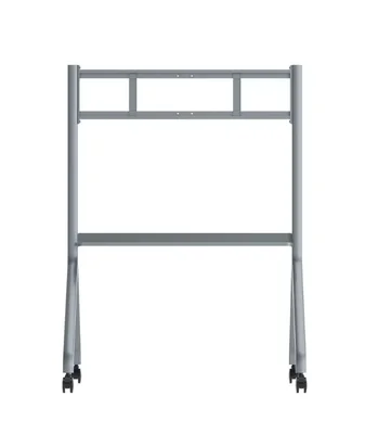 Hisense Mobile cart 65"- 86"; Max Load 80kg,Height adjustable with 3 levels, Silver gray (bracket) + Black (Hanging plate & caster)
