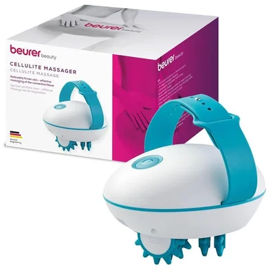 Beurer CM 51 Cellulite massage, Effective massage of the connective tissue, 2 level massage intensity, Ergonomic design, Individually adjustable hand strap