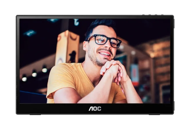 AOC 16T3EA, 15.6" IPS WLED, 1920x1080@60Hz, 4ms GtG, 250cd m/2, 700:1, 50M:1 DCR, USB-C 3.2x1