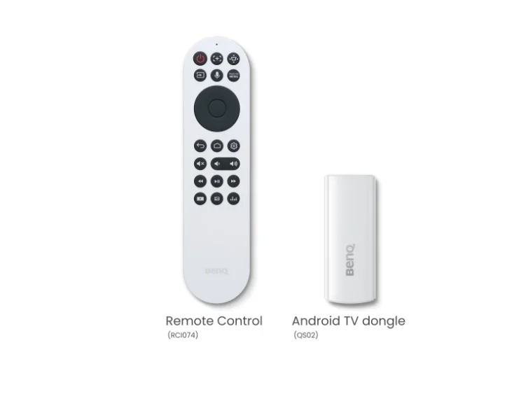 BenQ W4100i Home Cinema Projector, 4K UHD (3840x2160), 3200 ANSI lumens, 1.3x, 1.15~1.50 Throw Ratio, Vertical Keystone, AI Cinema, CinematicColor, Bluetooth 5.0, HDMIx3, USBx2, RS232, 5W Speaker, Dolby Atmos, Android, WiFi, 6.1kg, Black