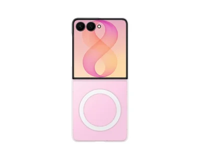 Samsung Flip 8 Clear Magnet Case Transparent