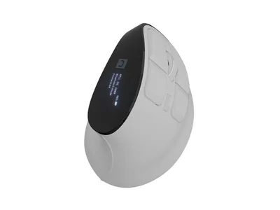 Мишка NATEC Euphonie Vertical PRO Wireless, Bluetooth 5.0, 4000 DPI, програмируема, бяла