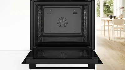 Bosch HBG237BB4, SER6, Oven A+, ecoClean back+Hydro, 8 HM, AutoPilot 10, SoftClose&SoftOpen, Air Fry tray, black