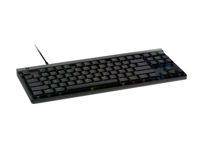 Гейминг клавиатура Logitech G515 TKL жична, черна, българска подредба, RGB подсветка