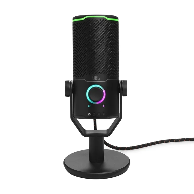 JBL QUANTUM Stream Studio - Quad pattern premium USB microphone for streaming, recording and gaming