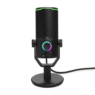 JBL QUANTUM Stream Studio - Quad pattern premium USB microphone for streaming, recording and gaming