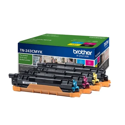 Тонер касети Brother TN-243CMYK, комплект, черен, циан, магента, жълт