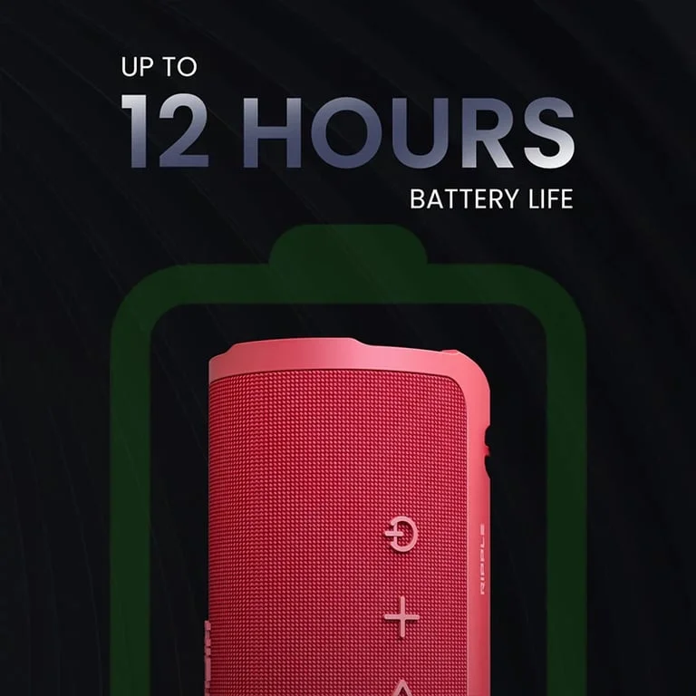 Тонколона HiFuture Ripple Red Bluetooth 5.3, 2-лентова, 20W + 10W, IPX7, до 12 часа работа, TWS, USB-C