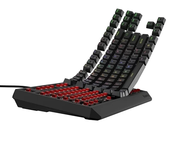 Геймърска клавиатура Genesis Thor 230 TKL Outemu Red RGB Black Hot Swap