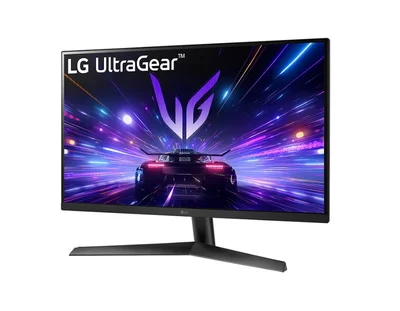 Монитор LG UltraGear 27GS60F-B 27" IPS, 180Hz, 1ms, HDR10, Full HD, FreeSync, G-SYNC, Черен