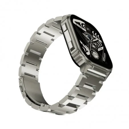HiFuture Ultra 3 Pro Silver, 2.04" IPS, 368x448, Bluetooth Call, IP68 Waterproof, 24/7 True Heart Rate & Blood Oxygen Sensor, Up to 7 days daily use, 100+ Sports Mode