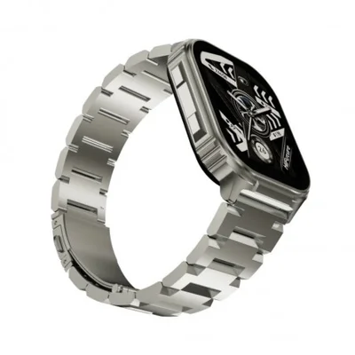 HiFuture Ultra 3 Pro Silver, 2.04" IPS, 368x448, Bluetooth Call, IP68 Waterproof, 24/7 True Heart Rate & Blood Oxygen Sensor, Up to 7 days daily use, 100+ Sports Mode