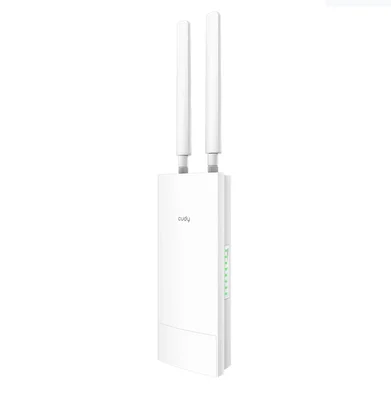 Cudy LT400 Outdoor 4G LTE Cat 4 N300 Wi-Fi Router, 300Mbps Wi-Fi, build-in 4G LTE modem, lightning protection, IP65 Waterproof, 10/100M RJ45